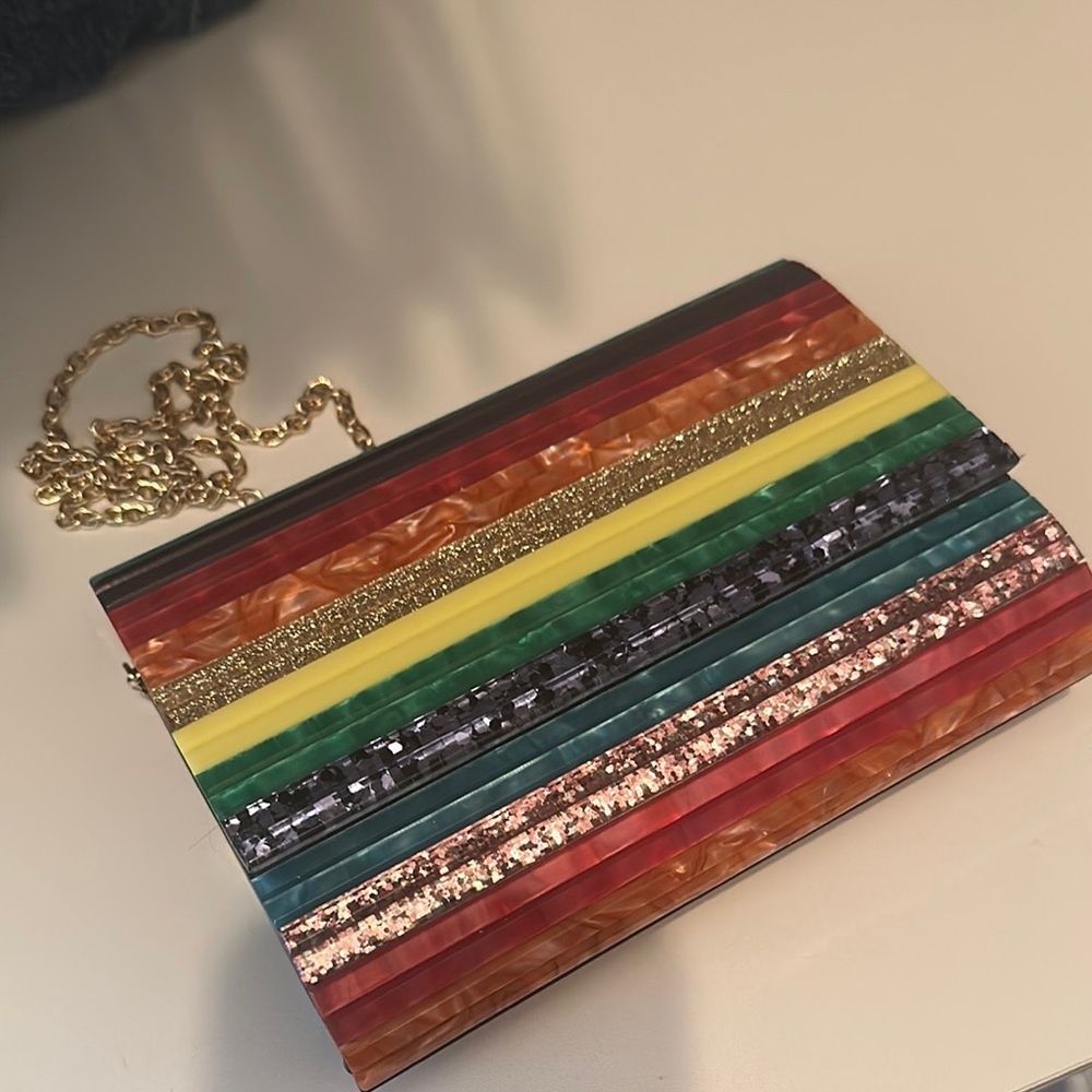 Kurt Geiger Rainbow Clutch